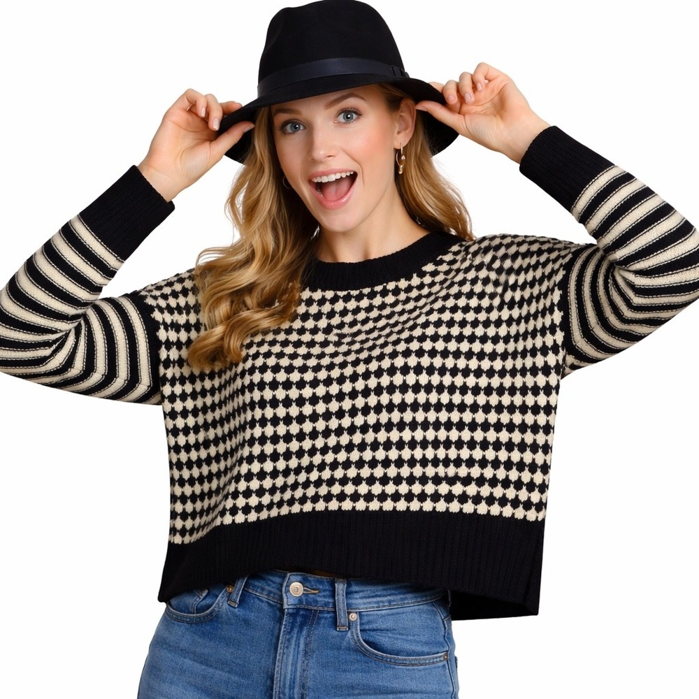 Madewell Pennant‎ Alpaca Blend Pullover Sweater Women's Size Small Minimalist